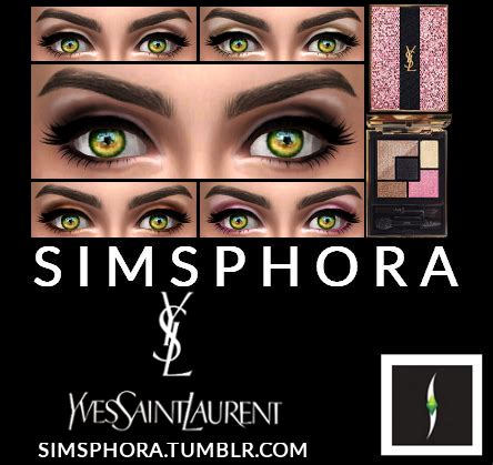 simsphora desir de jour palette ysl|@kokosims.